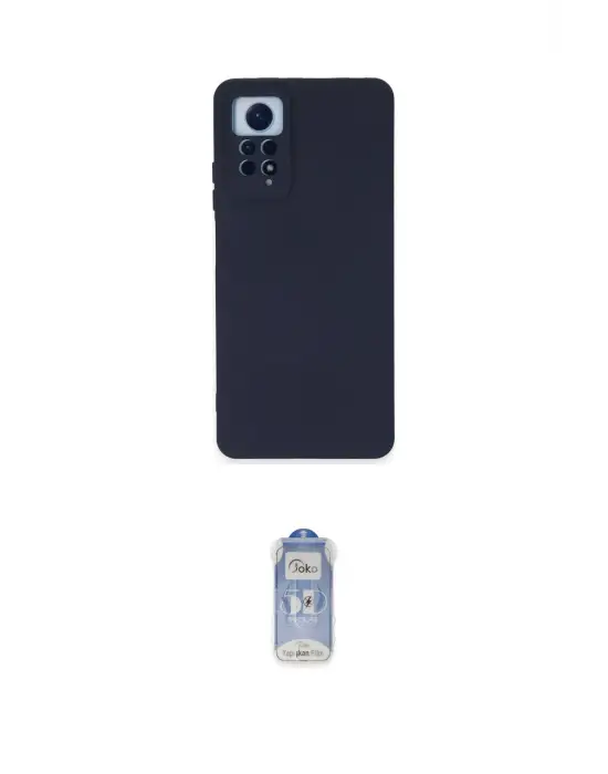 ieg™ Redmi Note 12 Pro 4G Kılıf Ahenk Serisi - Siyah Joko Magic 5D Cam
