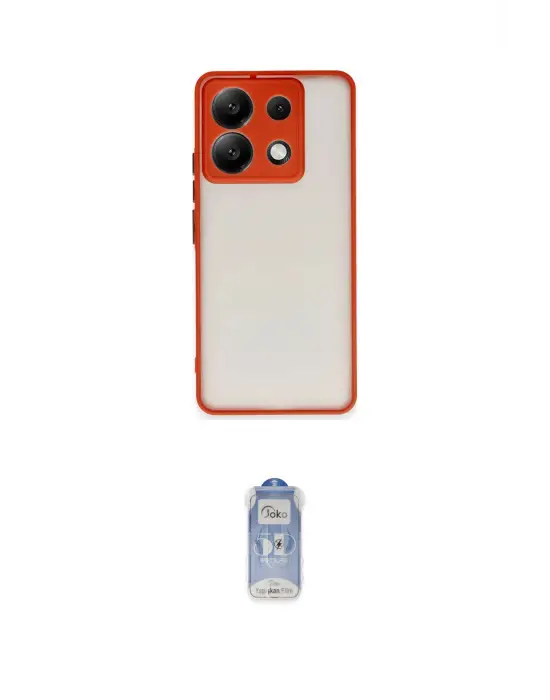 ieg™ Redmi Note 13 Pro 5G Kılıf Ahenk Çizgi Serisi - Siyah Joko Magic 5D Cam