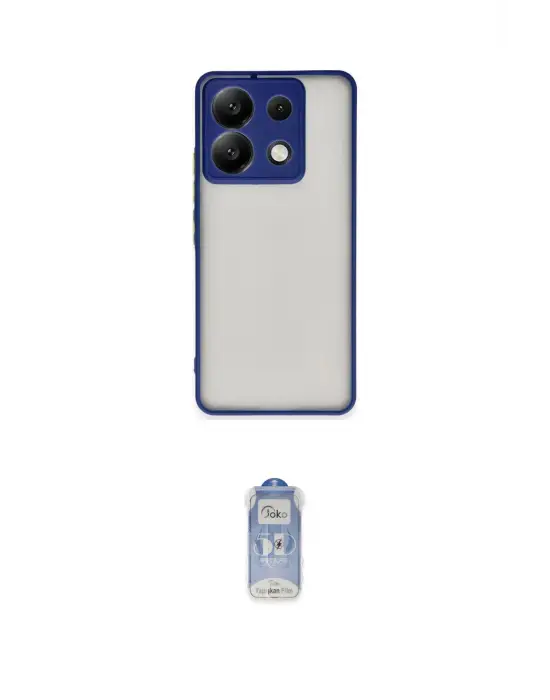 ieg™ Redmi Note 13 Pro 5G Kılıf Ahenk Çizgi Serisi - Siyah Joko Magic 5D Cam