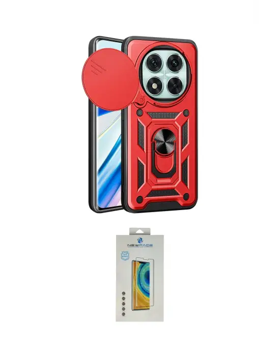 ieg™ Redmi Note 14 Pro 4G Kılıf Ahenk Klasik - Şeffaf Polymer Nano Ekran Koruyucu