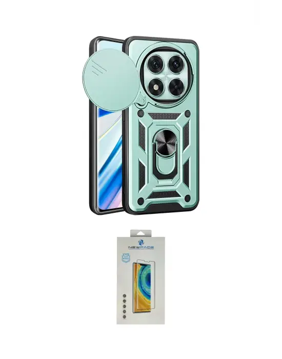 ieg™ Redmi Note 14 Pro 4G Kılıf Ahenk Klasik - Şeffaf Polymer Nano Ekran Koruyucu
