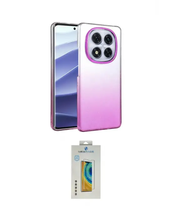 ieg™ Redmi Note 14 Pro 4G Kılıf Kıvılcım Minimal Özel Seri - Şeffaf Polymer Nano Ekran Koruyucu