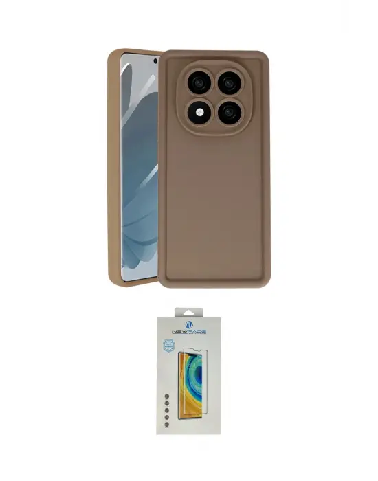 ieg™ Redmi Note 14 Pro 4G Kılıf Yankı Yansıma Özel Seri - Şeffaf Polymer Nano Ekran Koruyucu