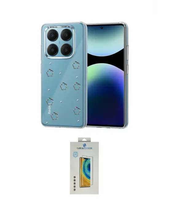 ieg™ Redmi Note 14 Pro 4G Kılıf Yörünge Form - Şeffaf Polymer Nano Ekran Koruyucu