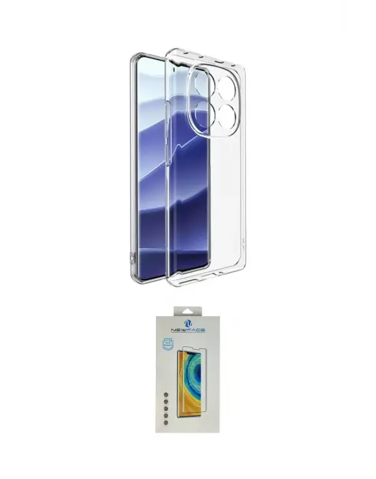 ieg™ Redmi Note 14 Pro 4G Kılıf Zirve Doku - Şeffaf Polymer Nano Ekran Koruyucu