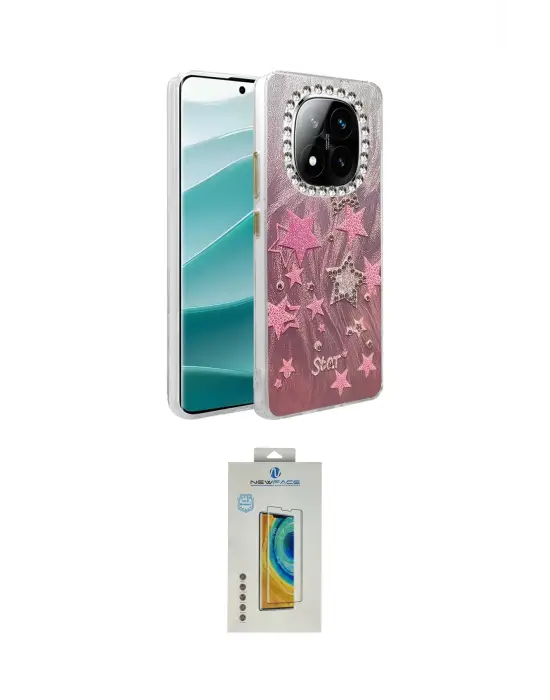 ieg™ Redmi Note 14 Pro 4G Kılıf Zirve Modern Prime - Şeffaf Polymer Nano Ekran Koruyucu