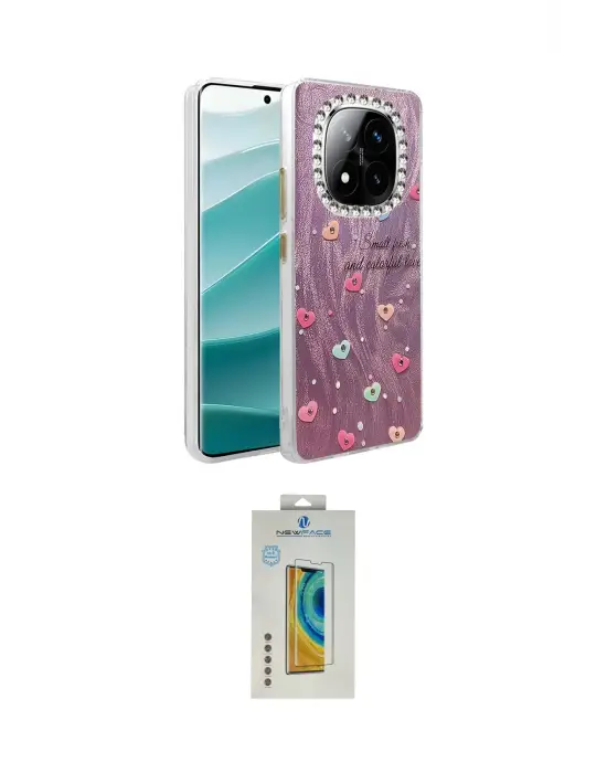 ieg™ Redmi Note 14 Pro 4G Kılıf Zirve Modern Prime - Şeffaf Polymer Nano Ekran Koruyucu
