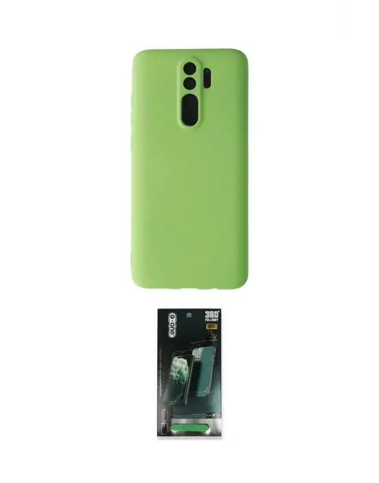 ieg™ Redmi Note 8 Pro Kılıf Kozmos Yansıma Özel Seri - Şeffaf 360 Full Body Arka Koruyucu
