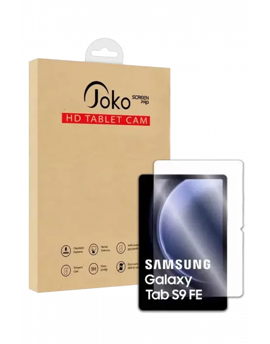 ieg™  Samsung Galaxy X610 Tab S9 FE Plus 12.4 HD Tablet Cam Ekran Koruyucu - Şeffaf