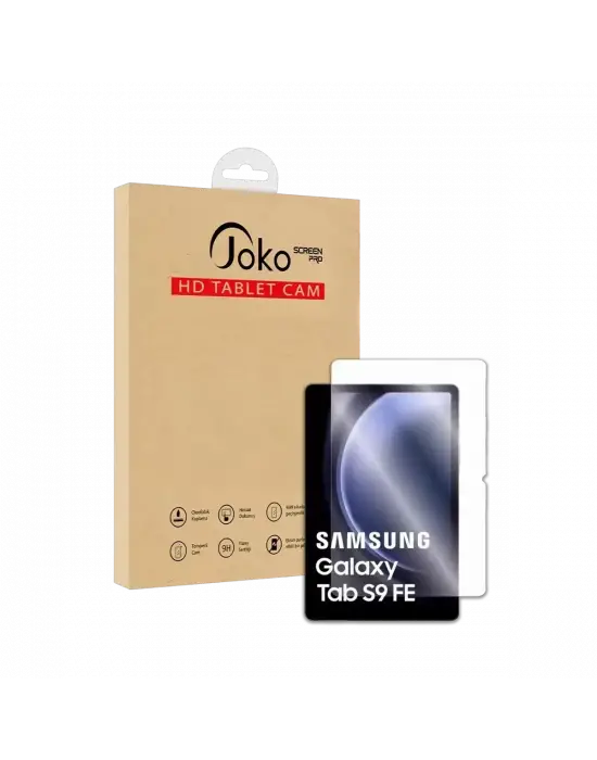 ieg™  Samsung Galaxy X610 Tab S9 FE Plus 12.4 HD Tablet Cam Ekran Koruyucu - Şeffaf