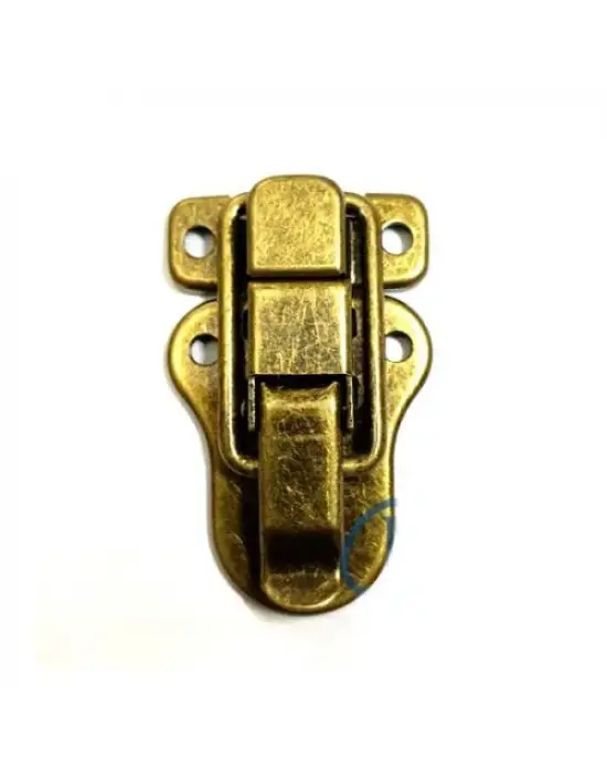 ieg™ Sandık, Kutu Klipsi, Ön Kilidi - 48x30mm, Antik, 100 Adet