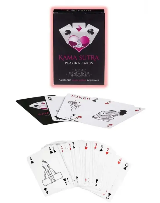 ieg™ Sexy Görselli Oyun Kartı Kama Sutra 7li Harness Set