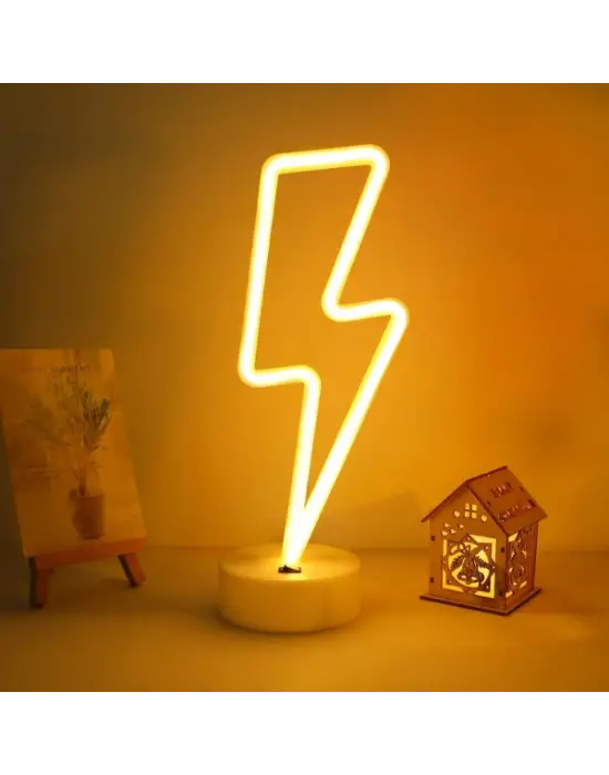 Şimşek Neon LED Lamba