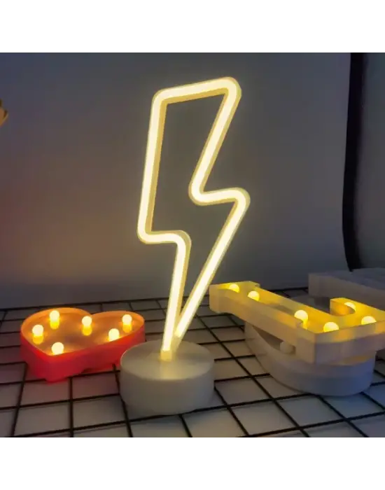 Şimşek Neon LED Lamba