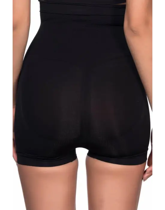 ieg™ Siyah MI  2055 Yüksek Bel Masajlı Boxer Korse