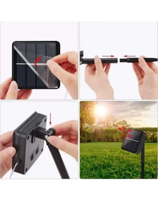 ieg™ Solar 100 Ledli 12 Metre Bahçe Aydınlatma