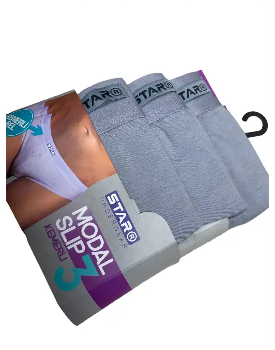 ieg™ Star 109 Erkek 3lü Modal Slip