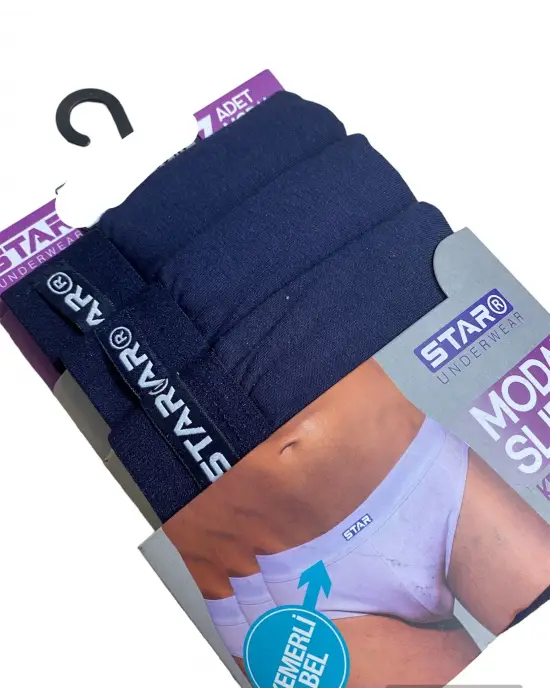 ieg™ Star 109 Erkek 3lü Modal Slip