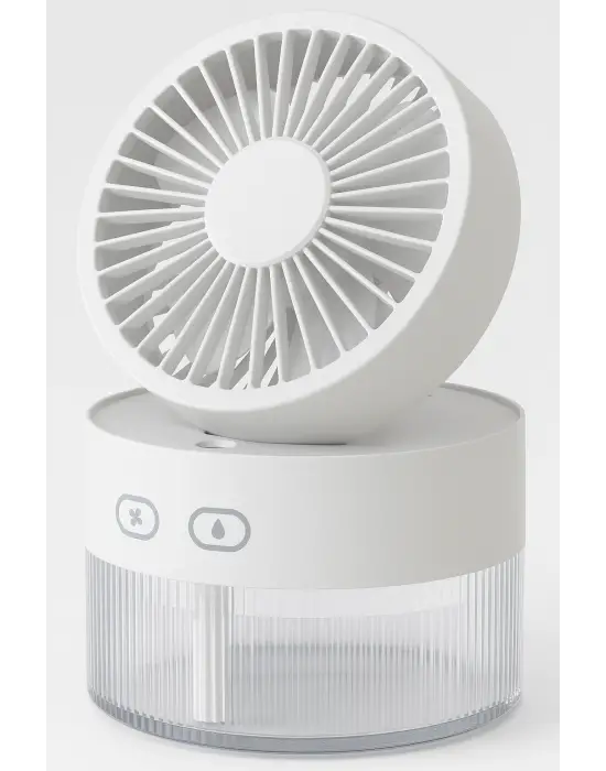 Su Spreyli Katlanır Başlıklı USB Mini Fan