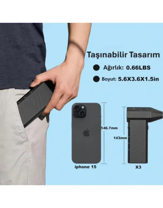 Taşınabilir Kompakt Jet Fan