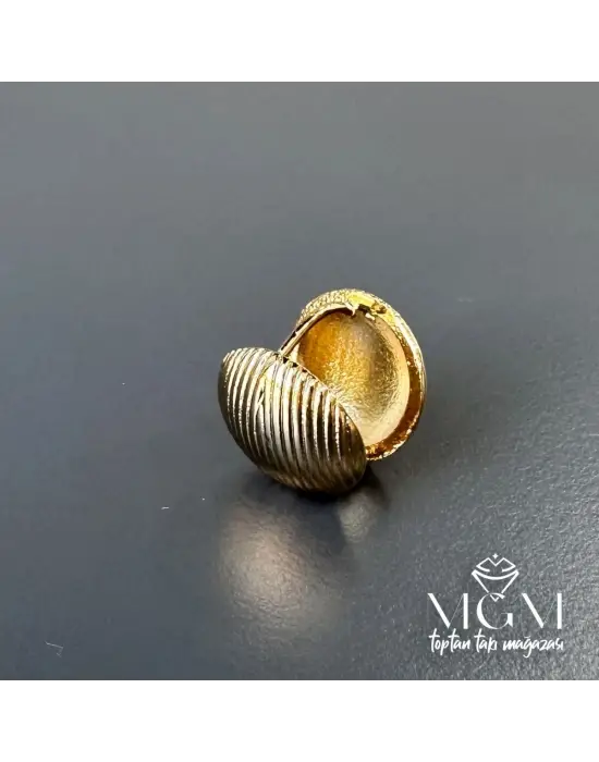 IEG - Taşsız Gold Kaplama Küpe