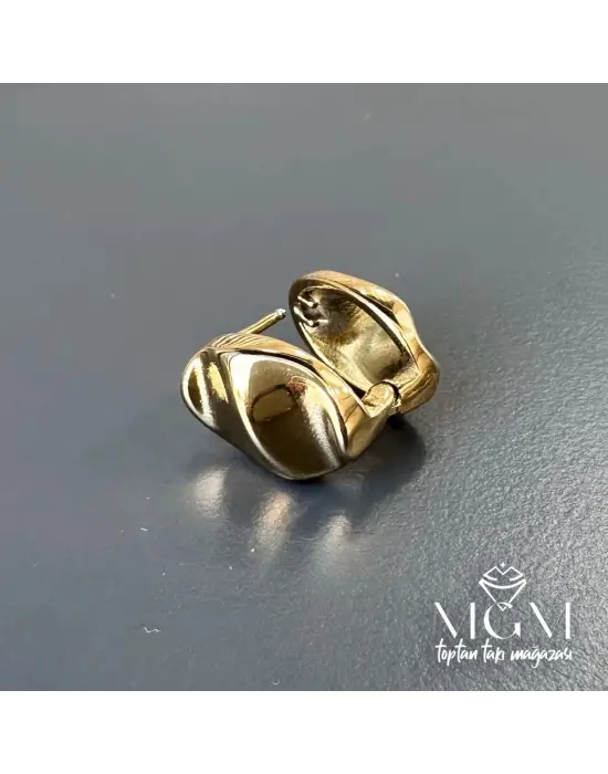 IEG - Taşsız Gold Kaplama Küpe
