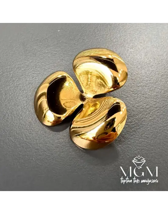 IEG - Taşsız Gold Kaplama Küpe