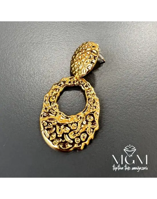 IEG - Taşsız Gold Kaplama Küpe