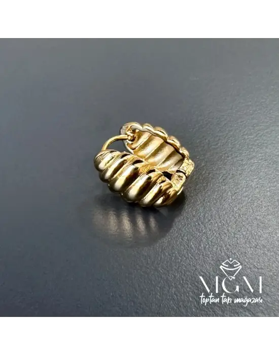 IEG - Taşsız Gold Kaplama Küpe