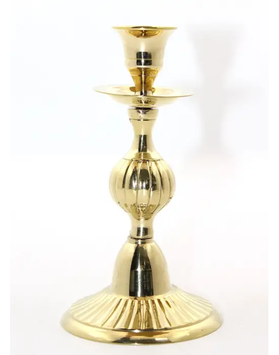 Tekli Pirinç Şamdan Model 3
