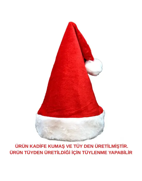 UNİSEKS Seksi Kadife Yılbaşı Şapkası IEG9302