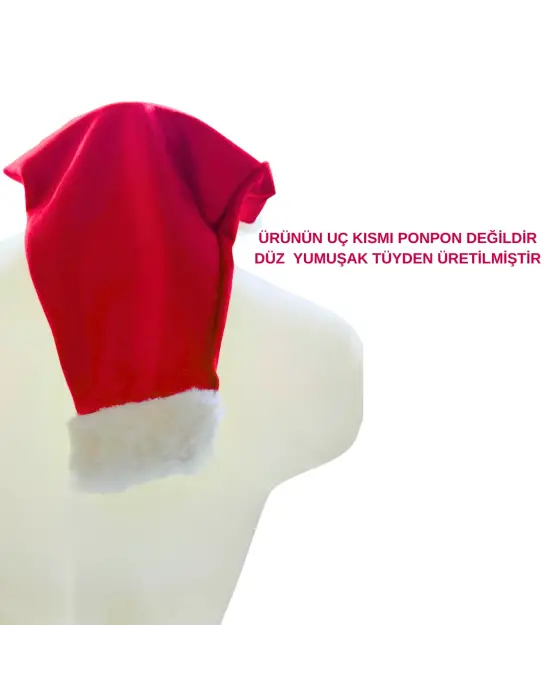 UNİSEKS Seksi Kadife Yılbaşı Şapkası IEG9302