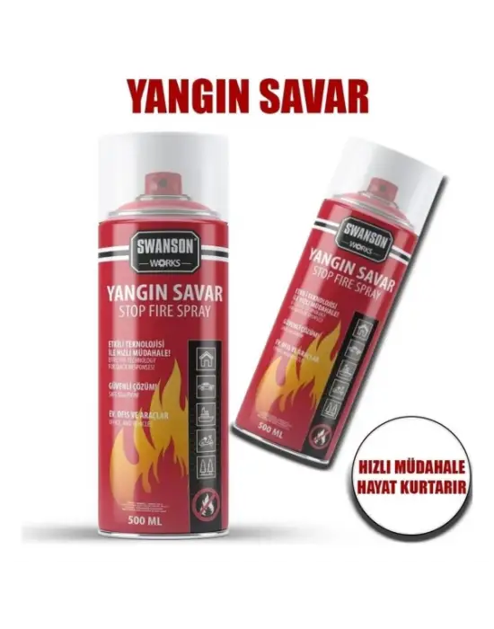 Yangın Savar Tüpü Sprey