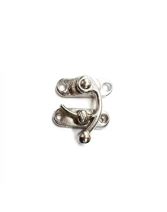 ieg™ Yay Gözü, Ahşap Kutu Klipsi - Minik 20x24 mm, Nikel, 100 Adet