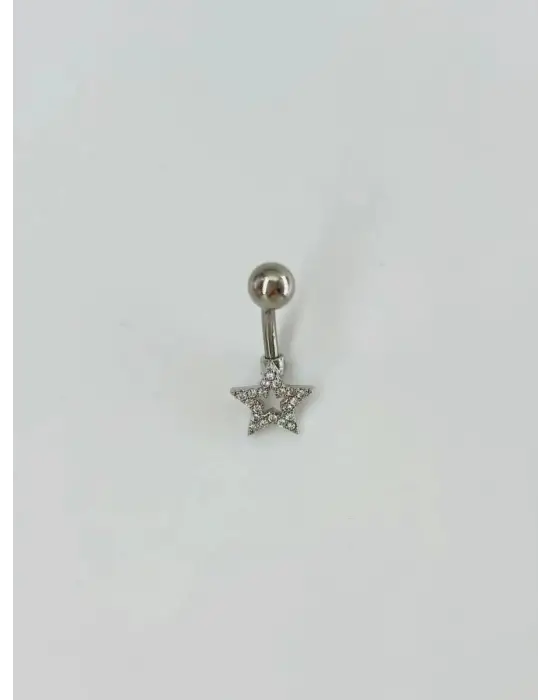 IEG - Yıldız Detaylı Göbek Piercing