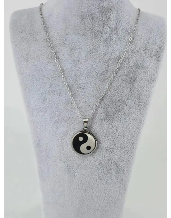 IEG - Yin-yang Çelik Erkek Kolye