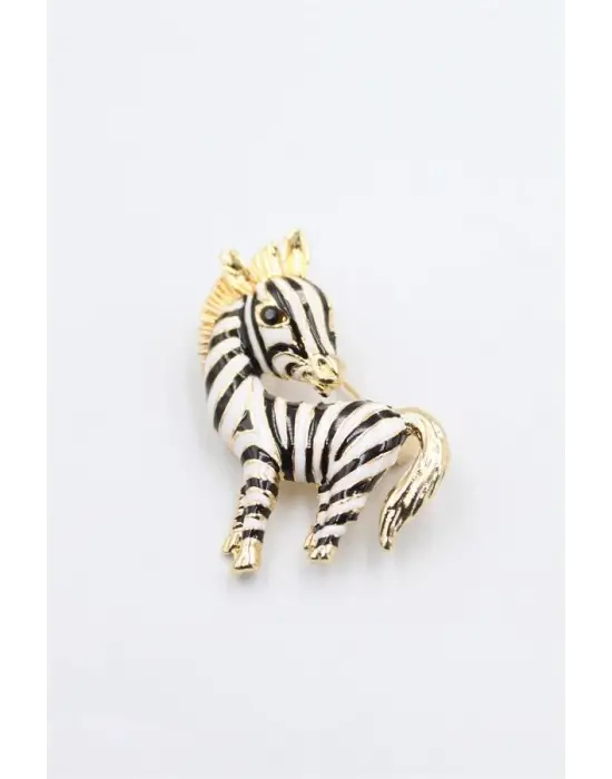 IEG - Zebra Broş - Çok Renkli