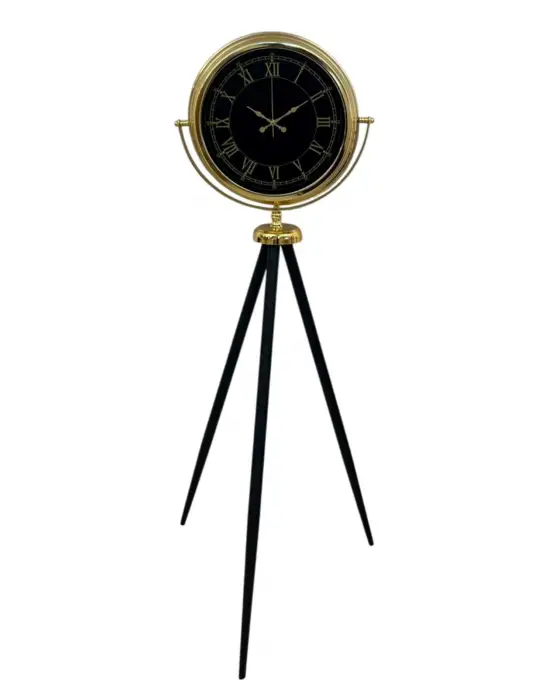 İhtişam Gold Tripod Ayaklı Saat