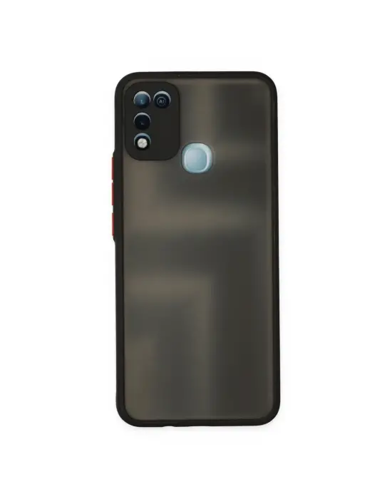 İnfinix Hot 10 Play Kılıf Montreal Silikon Kapak - Siyah