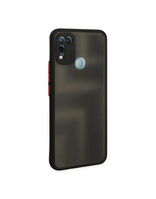 İnfinix Hot 10 Play Kılıf Montreal Silikon Kapak - Siyah