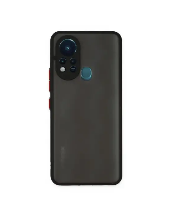 İnfinix Hot 11s Kılıf Montreal Silikon Kapak - Siyah