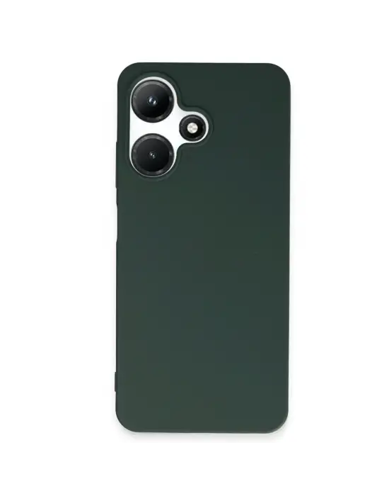 İnfinix Hot 30i Kılıf First Silikon - Koyu Yeşil