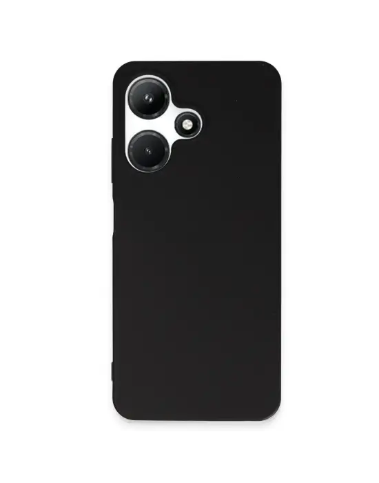 İnfinix Hot 30i Kılıf First Silikon - Siyah