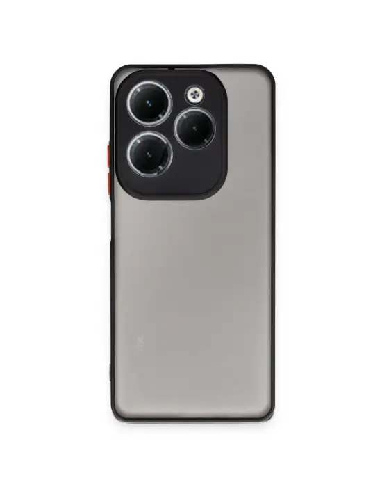 İnfinix Hot 40 Pro Kılıf Montreal Silikon Kapak - Siyah