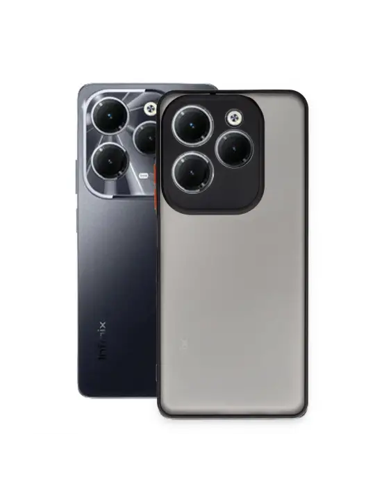 İnfinix Hot 40 Pro Kılıf Montreal Silikon Kapak - Siyah