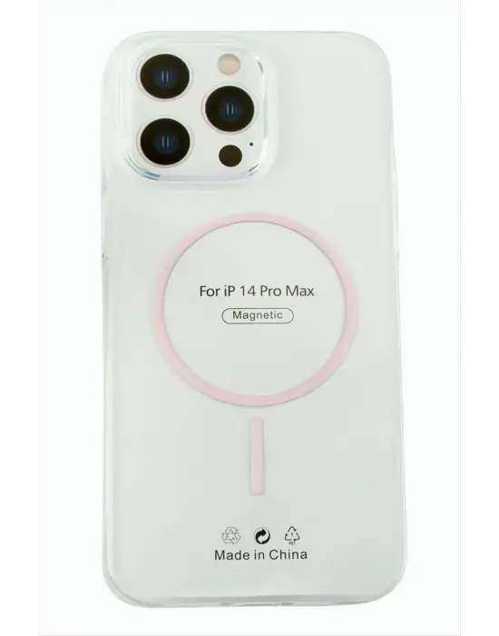 iPhone 14 Pro Max Şeffaf Silikon Kılıf