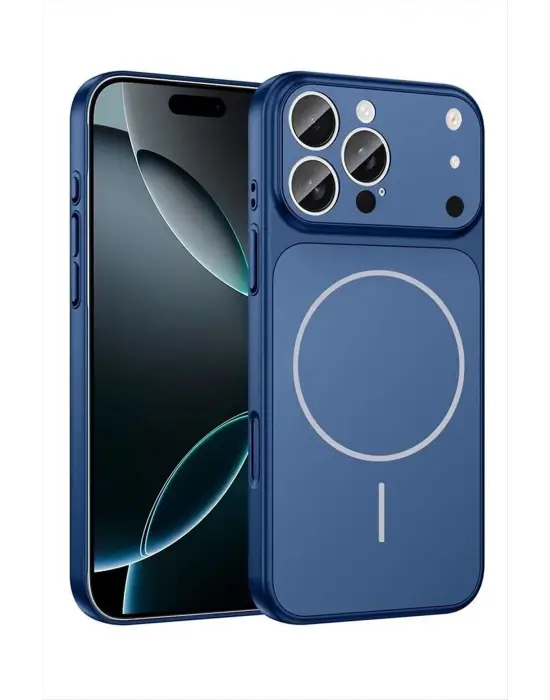 İphone 14 Pro Max Uyumlu 17 Pro Max Görünümlü Magsaff Kapak Kılıf