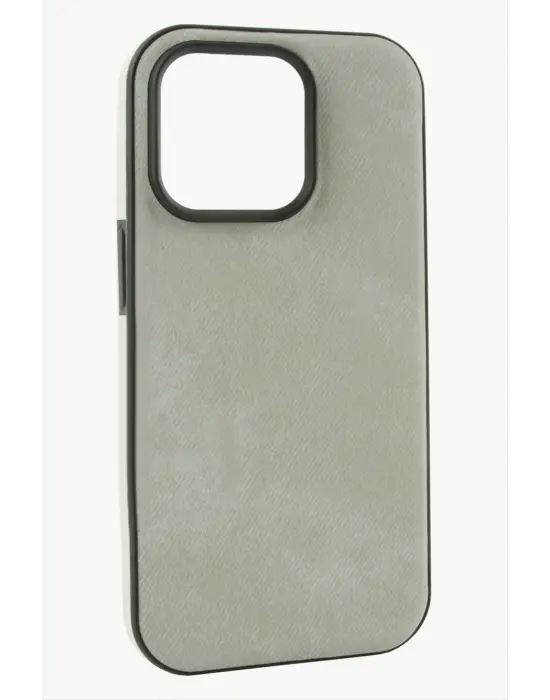 iPhone 15 Nubuk Lüx Velvet Silikon Kılıf