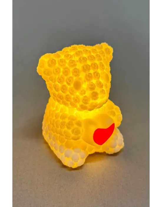 Işıklı Ayıcık Led Lamba 7 cm