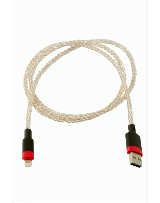 Işıklı İphone USB Data Şarj Kablosu